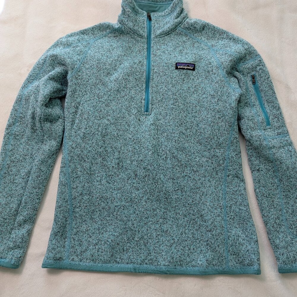 PATAGONIA BETTER SWEATER 1/4 ZIP PULLOVER - WMNS SZ M - EXCELLENT